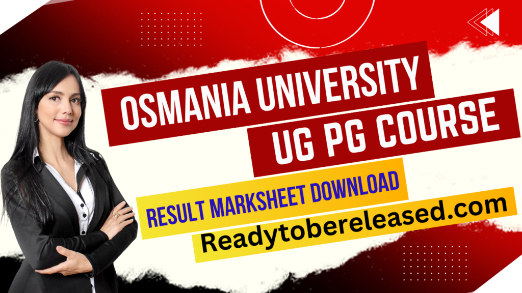 Osmania University Result 2025 Manabai degree